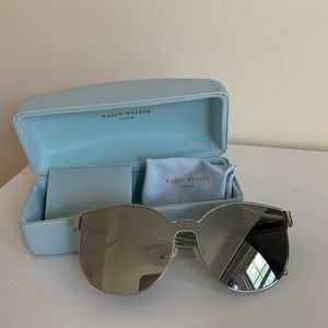 Karen Walker Mirrored Sunglasses